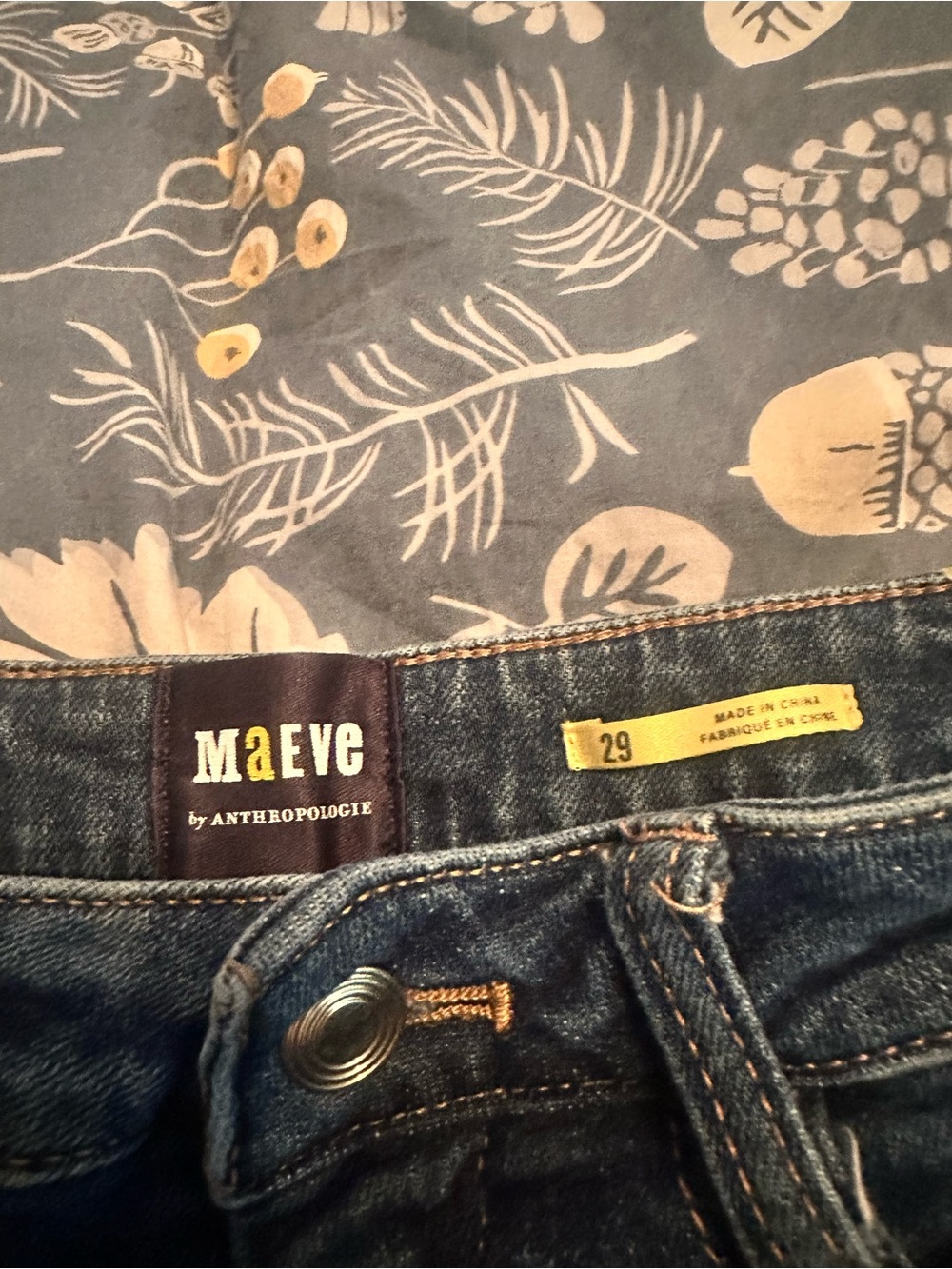 Anthropologie Women’s Dark Blue Denim Jeans - 29
